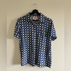 SOLID & STRIPED Soft Button Down (XS)